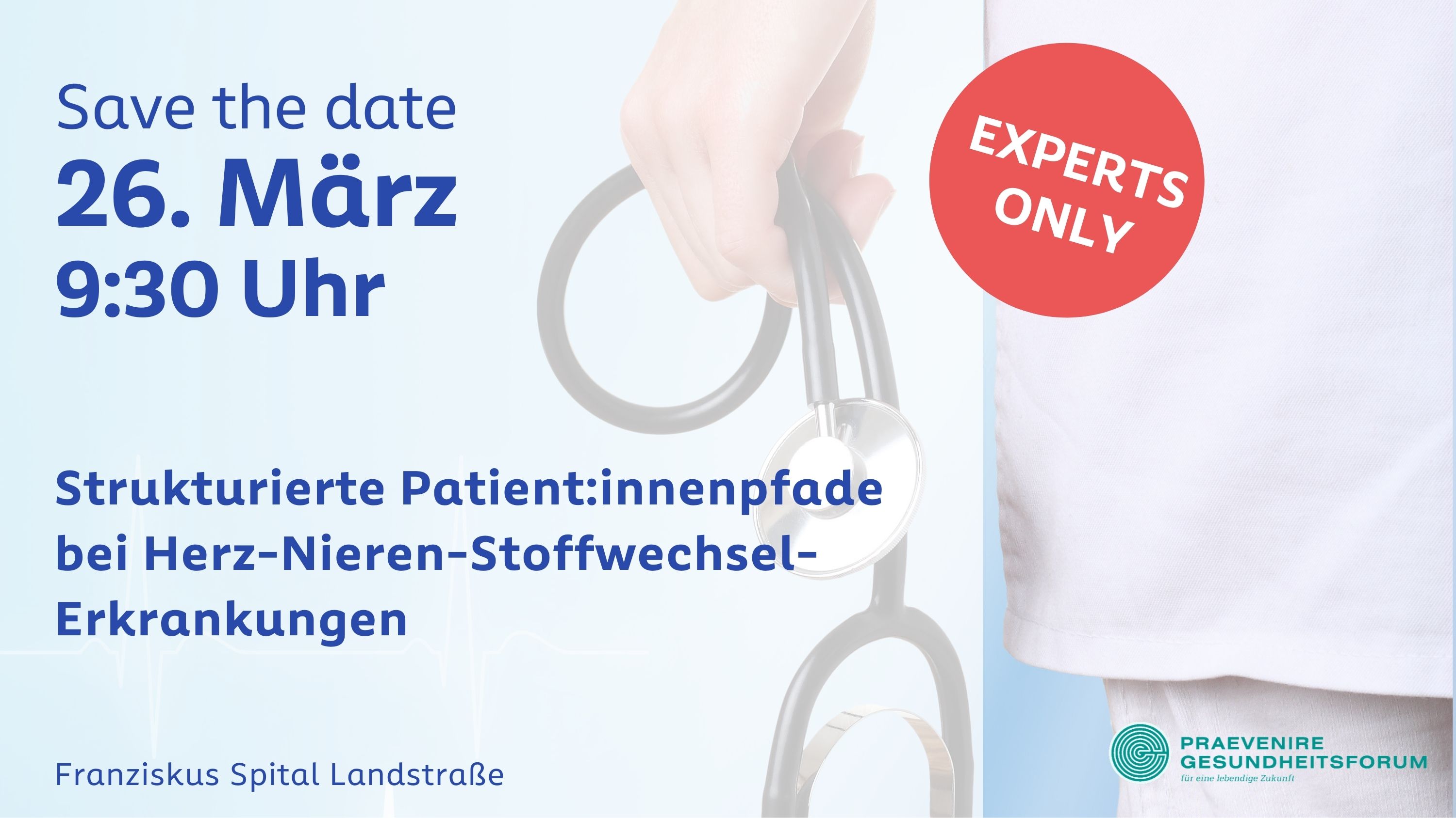 Titelbild für: Save the date: Praevenire Vorreiter-Event